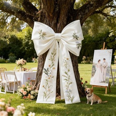 Obří tkaninový luk