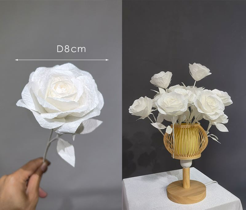 Mini papírové květiny pro řemesla