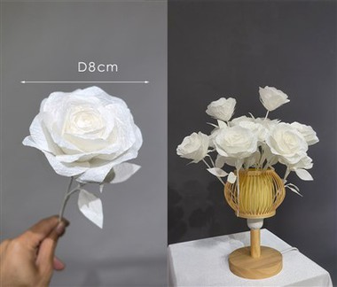 Mini papírové květiny pro řemesla